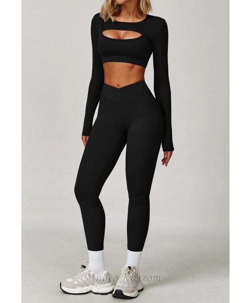 Жіночий комплект Crop top + leggings model 172